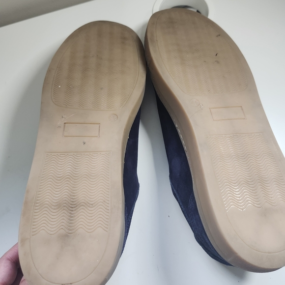 Cruza Tendencia Men's Navy US 12  Suede Leather Low Top Classic Chic Sneakers - Picture 7 of 10